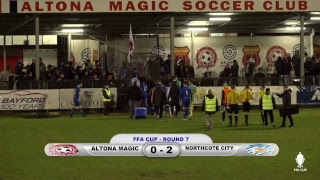 Altona Magic V Northcote City FC FFA Cup Rd7 2018 [upl. by Cordelia267]