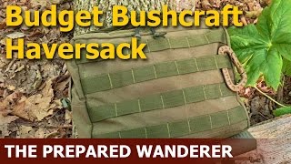 Cheap And Easy Bushcraft Haversack  The Budgetfriendly Way To Get Started [upl. by Cooke]