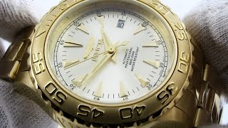 INVICTA Automatic Professional Gold DIVER WATCH 2306 [upl. by Nyledam]