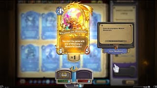 quotCrafting Golden Whizbang the Wonderfulquot Hearthstone [upl. by Gomez]