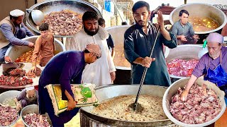 AMAZING AFGHANI STYLE KABULI PULAO RECIPE AT RESTURANT  Street Style Restaurant Different Foods [upl. by Riamo]