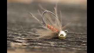 Tying an One Feather Nymph  a CDC nymph for trout and grayling [upl. by Miche]