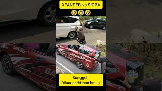 Xpander vs SIGRA adu skill di tanjakan sendi [upl. by Assirek677]