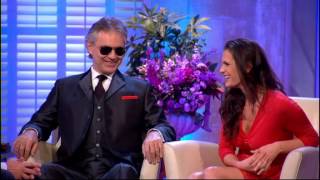 Alan Titchmarsh Interviews Andrea Bocelli and his wife amp manager Veronica Berti  25th Jan 2013 [upl. by Nassir]