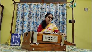 Diner Belay Banshi Tomar  Rabindra Sangeet  Bulbul Dutta Sinha [upl. by Lundquist321]