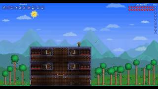 002 Terraria How To With Joegabe Making Stone Doors [upl. by Ashbaugh]