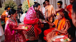 FULL VIDEO  Anant Ambani amp Radhika Merchant Shubh Ashirwad Ceremony [upl. by Sergu]