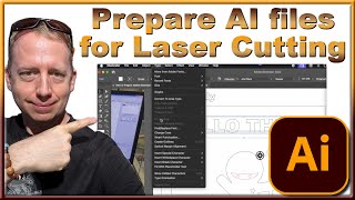 How to Prepare Adobe Illustrator Files for Laser Cutting [upl. by Lanita]