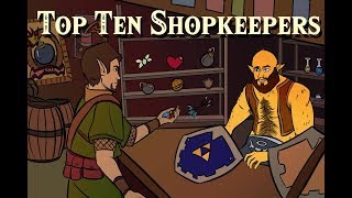 Top Ten Video Game Shopkeepers [upl. by Laurita]