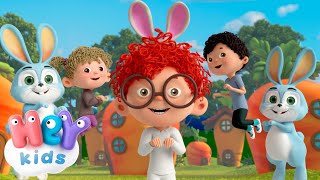 Faire le lapinou 🐰 Hop hop hop   Chanson de Danse pour Enfants  HeyKids en Français [upl. by Shriver]