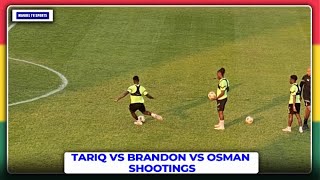 🇬🇭TARIQ LAMPTEY VS BRANDON ASANTE VS IBRAHIM OSMAN SHOOTINGSALL GOALSBLACK STARS FIRST TRAINING S [upl. by Hamforrd888]