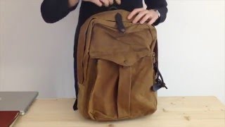 ➤Filson Journeyman Backpack Review [upl. by Ardnazxela572]