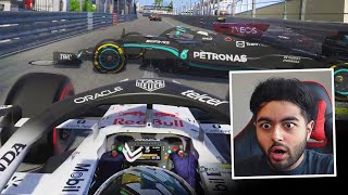 Monaco GP SIMULATION DAMAGE amp NO ASSISTS for 20 laps Who Will Survive  F1 2021 [upl. by Notyad]