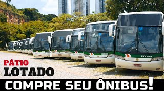 DE 100 Ã”NIBUS A GONTIJO ESTÃ COM O PÃTIO LOTADO DE Ã”NIBUS Ã€ VENDA  COMPRE Ã”NIBUS NA GONTIJO [upl. by Annel]