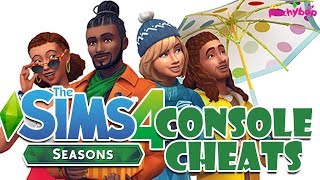 The Sims 4 Seasons CHEATS for CONSOLE PS4Xbox [upl. by Arrik]