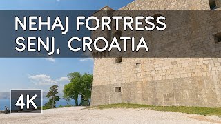 Walking Tour Nehaj Fortress in Senj Croatia  4K UHD Virtual Travel [upl. by Also]