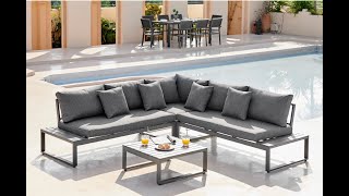 Dubai Outdoor 6 Seat Sofa Set from Furniturebox UK [upl. by Bartel]