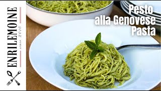 Enris PESTO ALLA GENOVESE PASTA Recipe [upl. by Nonarb]