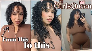 Beautiful Curly Hair Extensions 2c3a Hair Ft CURLSQUEEN [upl. by Neirda767]