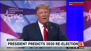 President Trump predicts 2020 reelection win [upl. by Nath]