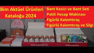 Bim aktüel Ürünleri Kataloğu 2024 Bant KesiciHesap MakinasıFigürlü Kalemtıraş Kırtasiye ürünleri [upl. by Enilec736]