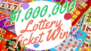 1000000 scratch off lottery ticket winner  Lotto [upl. by Nyltak]