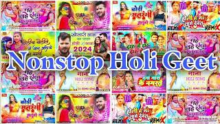 Holi Song 2024  Holi Nonstop Song 2024  Holi Ke gana 2024  Holi Dj Remix Song 2024 [upl. by Aennil125]