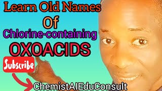 HOW TO PRONOUNCE OLD NAMES OF OXOACIDS [upl. by Enerol274]