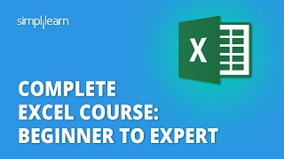 🔥 Complete Excel Course Beginner To Expert  Advanced Excel Tutorial  Excel Training  Simplilearn [upl. by Secnarfyram]