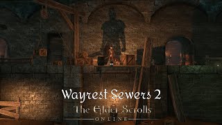 Elder Scrolls Online Wayrest Sewers 2  Dungeon Lore  No Commentary [upl. by Marron]