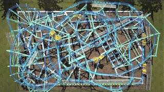 Tsunami Surfer POV  Launched Spinning Coaster  NoLimits 2 [upl. by Navanod776]