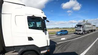 Transmisja z 🚛 przejazdu 🛣️ KOSTOMŁOTY ➡️ ROKSZYCE 🚛💨🏁trasa live nażywo [upl. by Ursula]