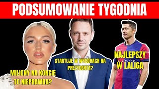 ROBERT LEWANDOWSKI PIŁKARZEM MIESIĄCA W LA LIGA  NOWA TRASA TRAMWAJOWA W WARSZAWIE [upl. by Bathsheeb303]