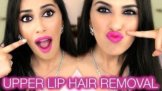 DIY  UPPER LIP HAIR REMOVAL at Home  Himani Wright Threading amp Waxing Facial Hair Tutorial [upl. by Atterys447]