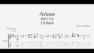 Arioso BWV 156 Guitar Tab [upl. by Acyre]