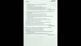 S2 Complementary Botany Previous Year Question PaperKerala University [upl. by Nedia]