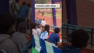 Unbelievable 100m dash inter college games  trackandfiel best comment will be pin  yt 100mrace [upl. by Arst]