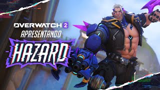 Hazard  Trailer de Jogabilidade do novo Herói  Overwatch 2 [upl. by Oilla]