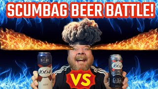 SCUMBAG BEER BATTLE Kronenburg 1664 VS NEW 46 Kronenburg 1664 [upl. by Yonina]