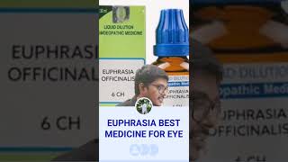 Euphrasia best homoeopathic antibacterial medicine for eyes [upl. by Bury61]