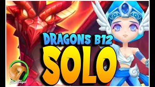 DRAGONS B12 SOLO Summoners War [upl. by Adiana]