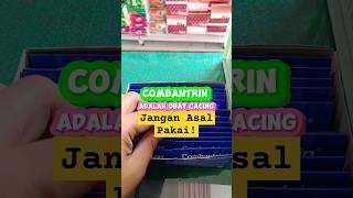 Cara Pakai Obat Cacing Combantrin shortvideo shortfeed shortsvideo short shortsfeed cacing [upl. by Eisaj]