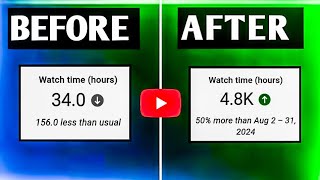 How to Easily get 4000 Watch Hours on YouTube in 2025 [upl. by Retxed132]