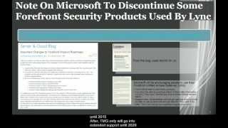 Installing And Configuring Forefront Threat Management Gateway TMG For Lync US Eng [upl. by Alix225]