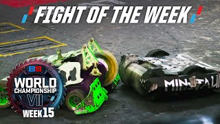 REMATCH of the fight that changed BattleBots Forever  FoTW Witch Doctor vs Minotaur  WC7 [upl. by Eidurt]