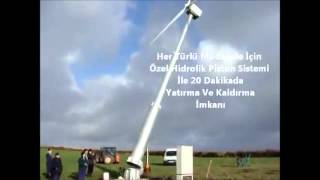 Permosan AŞ 30 kW Rüzgar Türbini İTÜ Enerji Enstitüsü [upl. by Pretrice]