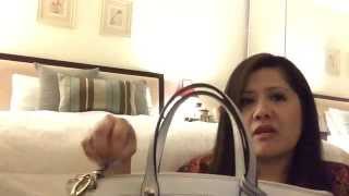 Henri Bendel West 57th Satchel amp Jetsetter Drawstring Bag Review [upl. by Arbas]