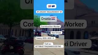 Europe Croatia 🇭🇷work permit……best opportunity for explore foreign country…Croatia europe [upl. by Nieberg873]