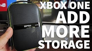 How to Connect External Hard Drive to Xbox One – Silicon Power Armor A60 Expansion Drive Review [upl. by Eidoj]