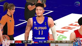 GILAS PILIPINAS vs CHINA Kai Sotto Nakalagulat na Performance 4th Quarter and Overtime [upl. by Sill]